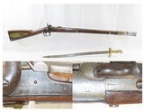 COLT ALTERATION Antique US ROBBINS & LAWRENCE Model 1841 MISSISSIPPI Rifle
Rifle-Musket with SABER BAYONET & 500 yd Sight