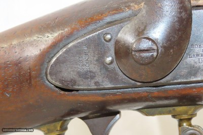 COLT ALTERATION Antique US ROBBINS & LAWRENCE Model 1841 MISSISSIPPI RifleRifle-Musket with SABER BAYONET & 500 yd Sight - Image 8 of 20