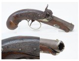 NEW ORLEANS Thomas Guion Antique WURFFLEIN Phil Deringer Pistol .45 Caliber Marked “T.F. GUION, N.O.” Civil War era Southern Gun