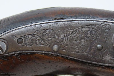 NEW ORLEANS Thomas Guion Antique WURFFLEIN Phil Deringer Pistol .45 Caliber Marked “T.F. GUION, N.O.” Civil War era Southern Gun - Image 6 of 18