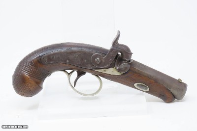 NEW ORLEANS Thomas Guion Antique WURFFLEIN Phil Deringer Pistol .45 Caliber Marked “T.F. GUION, N.O.” Civil War era Southern Gun - Image 2 of 18