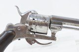 PARIS Retailer CASED EUGENE LEFAUCHEUX PINFIRE Revolver Antique French 7.65 FERDINAND CLAUDIN Folding Trigger DOUBLE ACTION - 21 of 22