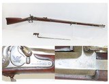 CIVIL WAR Antique US SPRINGFIELD ARMORY Model 1855 .58 Caliber Rifle-MUSKET MAYNARD Tape Primed Musket with U.S. BAYONET