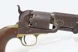 CIVIL WAR Era Antique COLT Model 1851 NAVY .36 Caliber PERCUSSION Revolver
Manufactured in 1861 in Hartford, Connecticut - 19 of 20