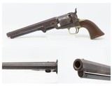 CIVIL WAR Era Antique COLT Model 1851 NAVY .36 Caliber PERCUSSION Revolver
Manufactured in 1861 in Hartford, Connecticut - 1 of 20