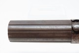 SCARCE Antique STOCKING & Co. .31 Cal. Percussion PEPPERBOX Pocket Pistol
ENGRAVED Pre-CIVIL WAR Era 6-Shot Pepperbox - 11 of 20