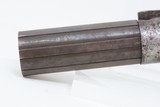 SCARCE Antique STOCKING & Co. .31 Cal. Percussion PEPPERBOX Pocket Pistol
ENGRAVED Pre-CIVIL WAR Era 6-Shot Pepperbox - 5 of 20