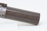 SCARCE Antique STOCKING & Co. .31 Cal. Percussion PEPPERBOX Pocket Pistol
ENGRAVED Pre-CIVIL WAR Era 6-Shot Pepperbox - 20 of 20