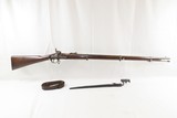 Rare SUHL CIVIL WAR IMPORT Antique V.C. SCHILLING P1853 ENFIELD RifleMusket Prussian Make w/BAYONET, SCABBARD & SLING - 2 of 17