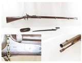Rare SUHL CIVIL WAR IMPORT Antique V.C. SCHILLING P1853 ENFIELD RifleMusket Prussian Make w/BAYONET, SCABBARD & SLING
