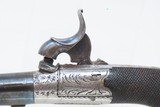 ENGRAVED Antique RICHARD HOLLIS .36 Caliber Percussion BELT Pistol PairNICE London Made Percussion POCKET PISTOLS - 21 of 25