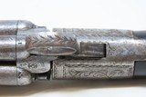 BELGIAN Antique MARIETTE PATENT Underhammer RING Trigger Perc. PEPPERBOX
LEIGE PROOFED 1850s Revolving Self Defense Pistol - 13 of 19