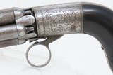 BELGIAN Antique MARIETTE PATENT Underhammer RING Trigger Perc. PEPPERBOX
LEIGE PROOFED 1850s Revolving Self Defense Pistol - 4 of 19