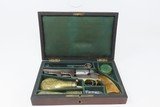 Belgian COLT BREVETE Antique “BROOKLYN BRIDGE” M1849 POCKET Revolver CopyCASED Percussion EUROPEAN SIX-SHOOTER w/ACCESSORIES - 2 of 23