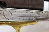 Belgian COLT BREVETE Antique “BROOKLYN BRIDGE” M1849 POCKET Revolver CopyCASED Percussion EUROPEAN SIX-SHOOTER w/ACCESSORIES - 19 of 23