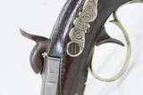 Engraved “PEANUT SIZED” Antique HENRY DERINGER .42 Percussion POCKET Pistol CALIFORNIA GOLD RUSH & RIVERBOAT GAMBLER Pistol - 16 of 17