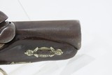Engraved “PEANUT SIZED” Antique HENRY DERINGER .42 Percussion POCKET Pistol CALIFORNIA GOLD RUSH & RIVERBOAT GAMBLER Pistol - 5 of 17