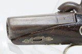 Engraved “PEANUT SIZED” Antique HENRY DERINGER .42 Percussion POCKET Pistol CALIFORNIA GOLD RUSH & RIVERBOAT GAMBLER Pistol - 17 of 17