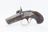 Engraved “PEANUT SIZED” Antique HENRY DERINGER .42 Percussion POCKET Pistol CALIFORNIA GOLD RUSH & RIVERBOAT GAMBLER Pistol - 14 of 17