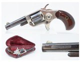 PIPE CASED ENGLISH Antique COLT “NEW LINE” .22 Cal. Rimfire ETCHED Revolver E.M. Reilly LONDON RETAILER Marked Revolver