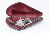PIPE CASED ENGLISH Antique COLT “NEW LINE” .22 Cal. Rimfire ETCHED Revolver E.M. Reilly LONDON RETAILER Marked Revolver - 3 of 20