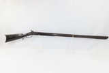 Antique MID-19th CENTURY Half-Stock .45 Cal. Percussion American LONG RIFLE Kentucky Style HUNTING/HOMESTEAD Long Rifle - 2 of 19