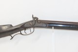 Antique MID-19th CENTURY Half-Stock .45 Cal. Percussion American LONG RIFLE Kentucky Style HUNTING/HOMESTEAD Long Rifle - 4 of 19