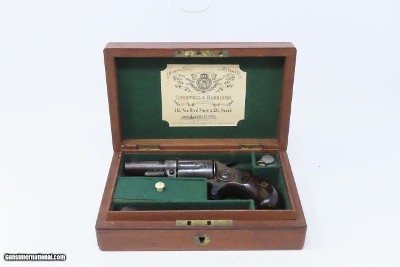CASED London Proofed Antique COLT NEW LINE .38 Cal. ETCHED PANEL RevolverVERY NICE British Conceal & Carry Gun with ACCESSORIES - Image 2 of 22