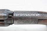 BELGIAN Antique MARIETTE PATENT Underhammer RING Trigger Perc. PEPPERBOX
LEIGE PROOFED 1850s Revolving Self Defense Pistol - 7 of 17