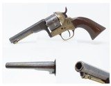 Antique CIVIL WAR Era Engraved MOORE’S PATENT CO. .32 Cal. RF BELT Revolver Scarce & Very Collectible Civil War Revolver - 1 of 17