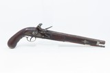 ENGRAVED Early 1800s EUROPEAN Antique FLINTLOCK .40 Caliber Pistol With INLAID Relined OTTOMAN BARREL - 2 of 16