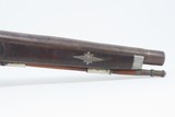 ENGRAVED Early 1800s EUROPEAN Antique FLINTLOCK .40 Caliber Pistol With INLAID Relined OTTOMAN BARREL - 5 of 16