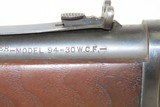 c1942 mfr. WINCHESTER Model 94 .30-30 WCF Lever Action Carbine C&R Pre-1964 WORLD WAR II Era JOHN MOSES BROWNING Repeater - 6 of 21