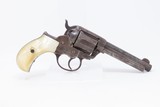1896 Antique COLT Model 1877 “LIGHTNING” .38 Caliber Double Action Revolver With HOLSTER & TEXAS RANGER BADGE - 18 of 21