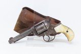 1896 Antique COLT Model 1877 “LIGHTNING” .38 Caliber Double Action Revolver With HOLSTER & TEXAS RANGER BADGE - 3 of 21