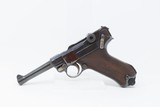 WORLD WAR I Dated DWM German LUGER P.08 9mm Semi-Automatic PISTOL C&RGREAT WAR Dated 1914 IMPERIAL GERMAN ARMY LUGER - 2 of 21