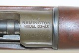 WORLD WAR II US Remington M1903A3 BOLT ACTION .30-06 Springfield C&R Rifle
Made in 1943 & Inspected by Lt. Col. FRANK J. ATWOOD - 10 of 21