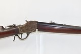 c1890 Antique WINCHESTER Model 1885 HIGH WALL .38-40 WCF SINGLE SHOT Rifle
With Long 30 INCH OCTAGON BARREL, Tang Peep Sight - 16 of 19