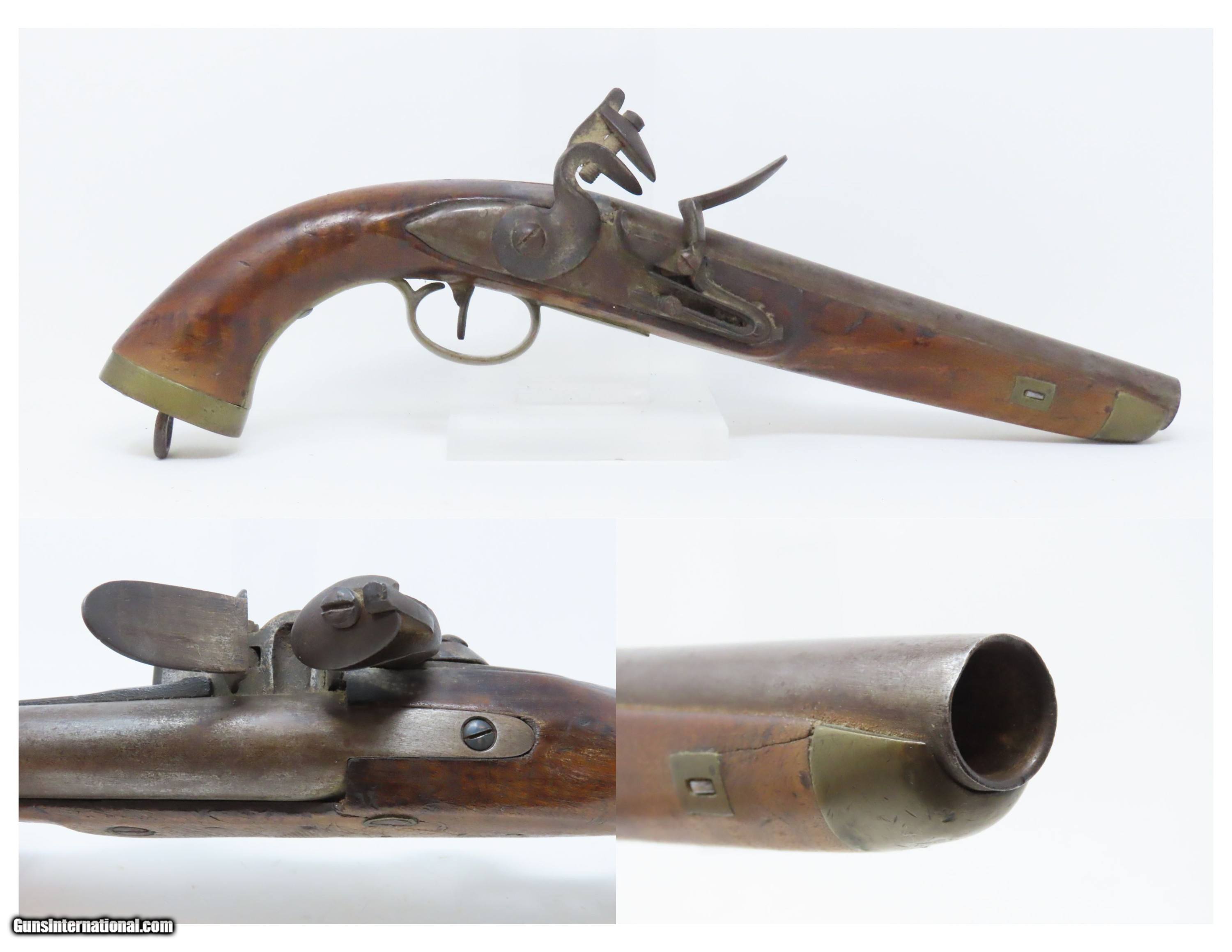 Antique LIEGE Proofed DUTCH/BELGIAN .69 Caliber Flintlock DRAGOON ...