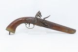 Antique LIEGE Proofed DUTCH/BELGIAN .69 Caliber Flintlock DRAGOON Pistol
MILITARY Pistol Made Circa the 1820/30s in Liege - 2 of 16