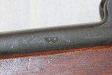 WORLD WAR I Era U.S. EDDYSTONE Model 1917 Bolt Action C&R MILITARY Rifle
FLAMING BOMB ORDNANCE Marked with SLING - 13 of 19