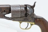 Antique Mid-CIVIL WAR COLT U.S. Model 1860 ARMY .44 Cal Percussion REVOLVER 1862 Mfr. Primary Union Army Sidearm - 4 of 19