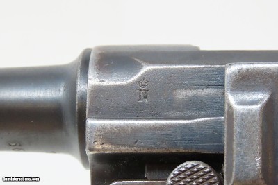 Post-WORLD WAR I Era DWM 7.65x21mm GERMAN LUGER C&R Pistol.30 Semi-Auto TREATY OF VERSAILLES Compliant Pistol - Image 6 of 20