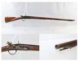 Antique Unmarked “MILITIA” Style Large Bore .73 Caliber FLINTLOCK Musket Late 1700s to Early 1800s Militia Style Musket - 1 of 16