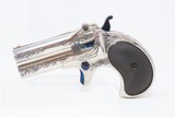 CASED SET of REMINGTON Double DERINGER Pistols .41 C&R Pair Over/Under OU
BEAUTIFULLY ENGRAVED .41 Rimfire Pistols - 5 of 25