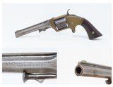Mid-CIVIL WAR Antique E.A. PRESCOTT BELT Model SINGLE ACTION RevolverVERY SCARCE; Roughly 1 of 300 Made! - 1 of 17
