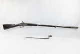 Antique NIPPES Model 1840
LARGE DRUM BOLSTER CONVERSION .69 Caliber Musket 1 of 5,100 NIPPES Model 1840s with SOCKET BAYONET - 2 of 22