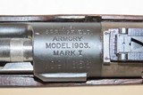 U.S. SPRINGFIELD Armory Model 1903 MARK I Bolt Action C&R MILITARY Rifle Ordnance Marked 11-44 Dated High Standard Barrel - 8 of 18