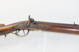 ENGRAVED “W P” Signed Antique Full-Stock .40 Caliber Percussion LONG RIFLE
With T. DAVIDSON & CO. Lock and OCTAGON BARREL - 4 of 20