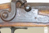 ENGRAVED “W P” Signed Antique Full-Stock .40 Caliber Percussion LONG RIFLE
With T. DAVIDSON & CO. Lock and OCTAGON BARREL - 6 of 20
